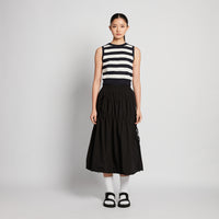 Women Maxi Skirt - Black - SW2512218B