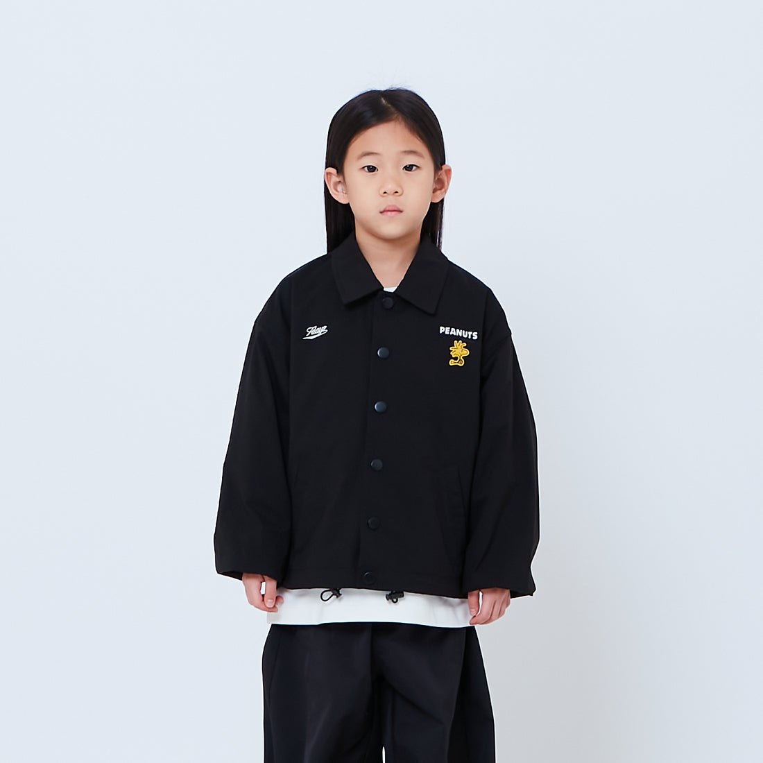 Peanuts Kids Oversized Couch Jacket - Black - PK2605005B