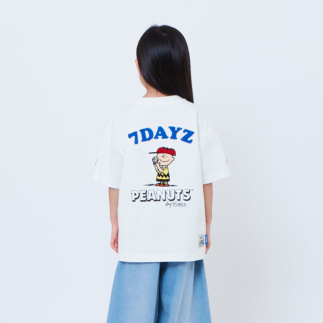 Peanuts Kids Embroidery Tee - Off White - PK2605006A