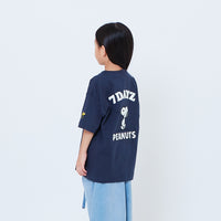 Peanuts Kids Embroidery Tee - Navy - PK2605006B