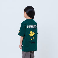 Peanuts Kids Embroidery Tee - Green - PK2605007B