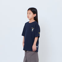 Peanuts Kids Embroidery Tee - Navy - PK2605007C