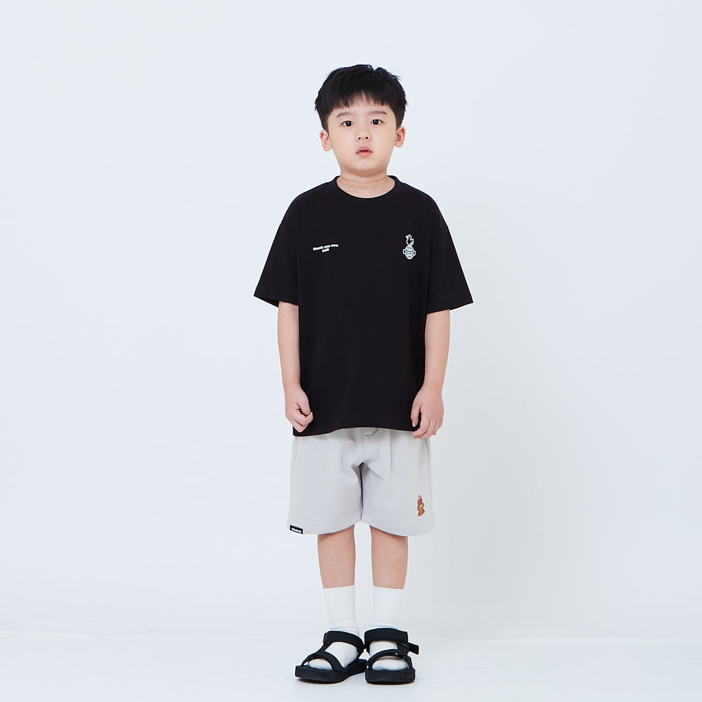 Boy Printed Sweat-Shorts - Light Grey - SB2604073A