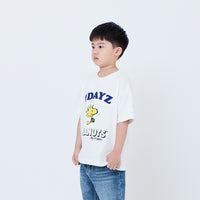 Peanuts Kids Embroidery Tee - Off White - PK2605001A