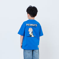 Peanuts Kids Embroidery Tee - Blue - PK2605002C