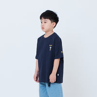 Peanuts Kids Embroidery Tee - Navy - PK2605007C