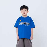 Peanuts Kids Printed Oversized Jersey Tee - Blue - PK2605003B