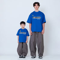 Peanuts Gender Neutral Printed Oversized Jersey Tee - Blue - PU2605003B