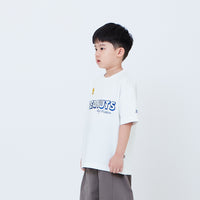 Peanuts Kids Printed Oversized Jersey Tee - Off White - PK2605003A