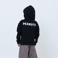 Peanuts Kids Embroidery Oversized Hoodie - Black - PK2605009B