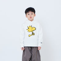 Peanuts Kids Embroidery Oversized Hoodie - Off White - PK2605009A