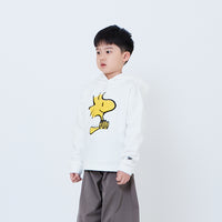 Peanuts Kids Embroidery Oversized Hoodie - Off White - PK2605009A