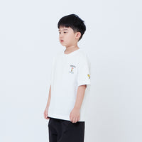 Peanuts Kids Embroidery Tee - Off White - PK2605006A