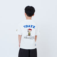 Peanuts Kids Embroidery Tee - Off White - PK2605006A