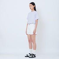 Women Denim Shorts - Off White - SW2603080A