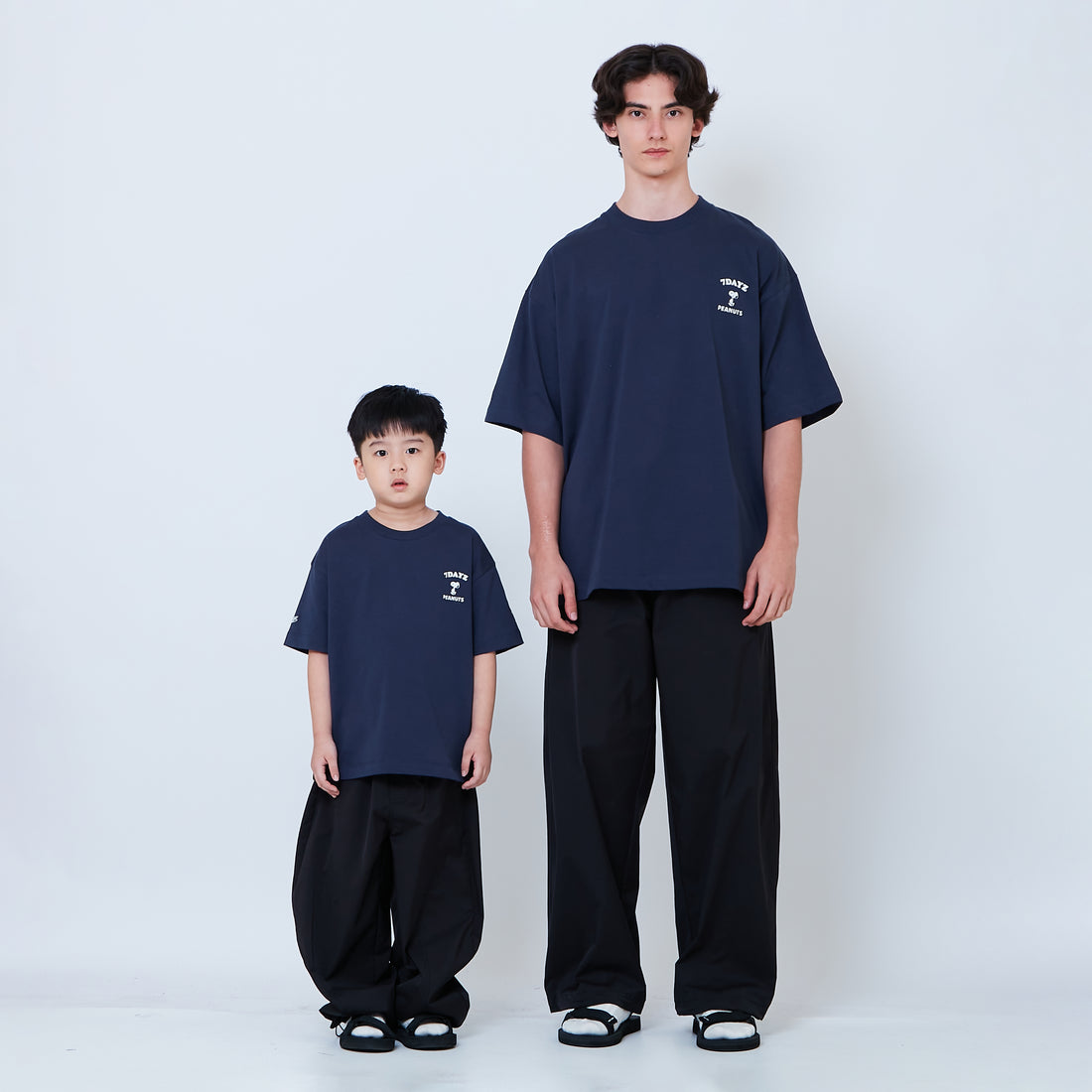 Peanuts Gender Neutral Embroidery Tee - Navy - PU2605006B