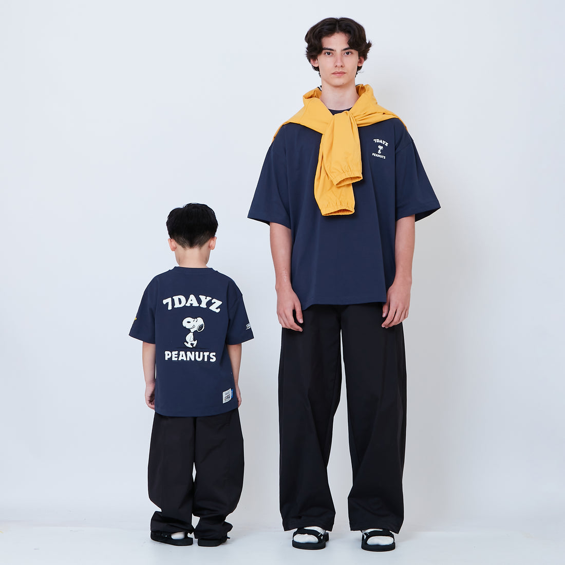Peanuts Gender Neutral Embroidery Tee - Navy - PU2605006B