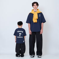 Peanuts Gender Neutral Embroidery Tee - Navy - PU2605006B
