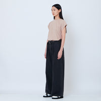 Women Mid-Rise Barrel Jeans - Black - SW2602054B