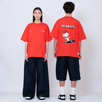 Peanuts Gender Neutral Embroidery Tee - Dark Orange - PU2605002B