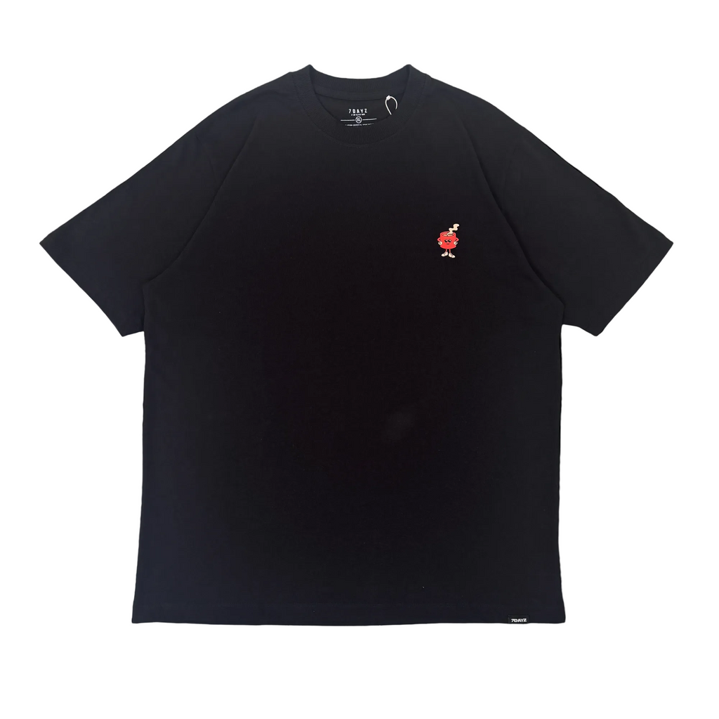 Men Graphic Tee - Black - SM2511220B