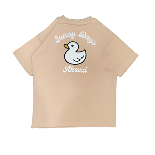 Boy Embroidery Oversized Tee - SB2312275