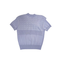 Women 2-in-1 Cable Knit Top - Purple - SW2605108A
