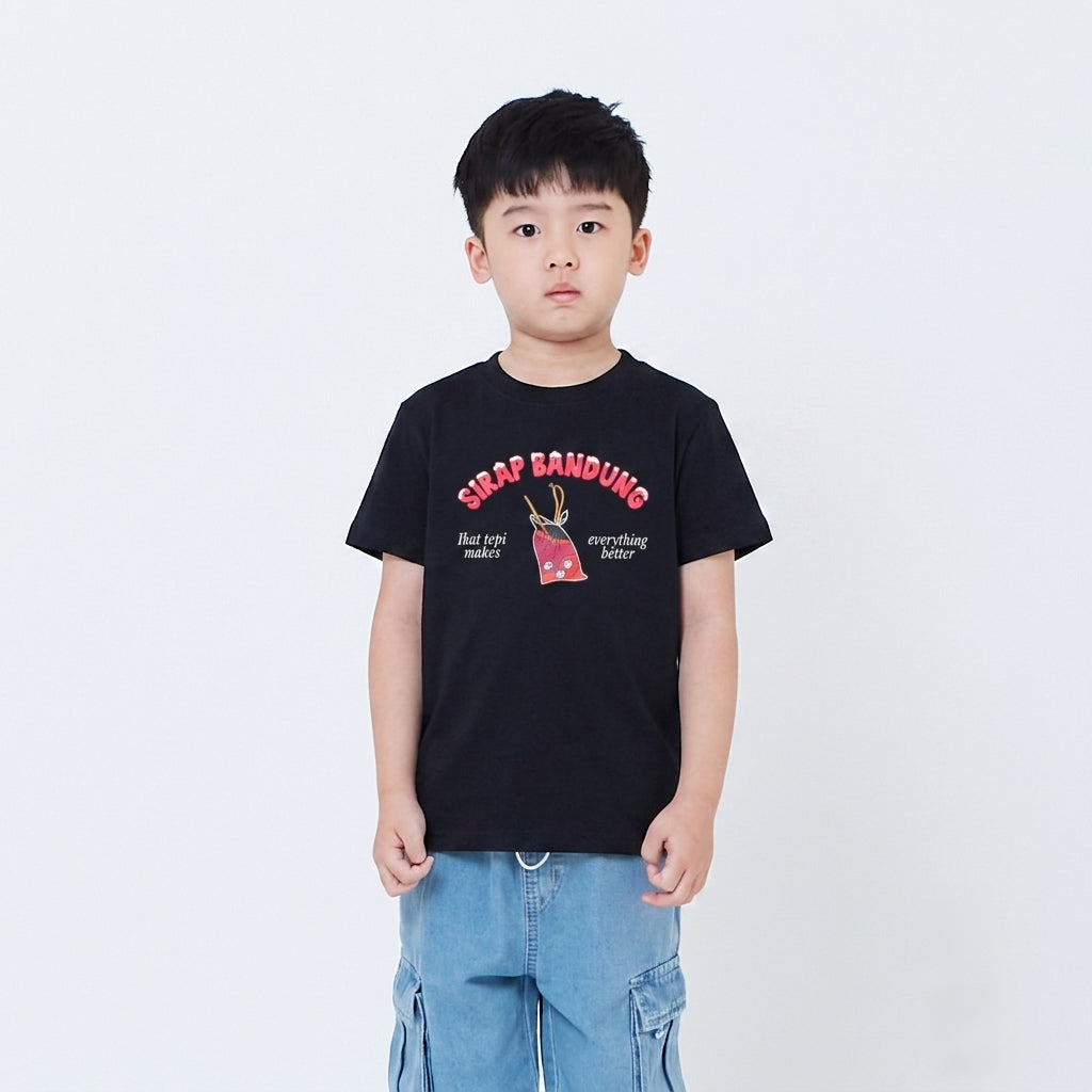 Boy Graphic Tee - Black - SB2604062D