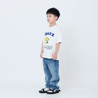 Peanuts Kids Embroidery Tee - Off White - PK2605001A