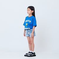 Peanuts Kids Embroidery Tee - Blue - PK2605001B