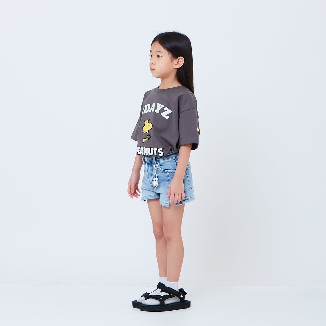 Peanuts Kids Embroidery Tee - Metal - PK2605001C