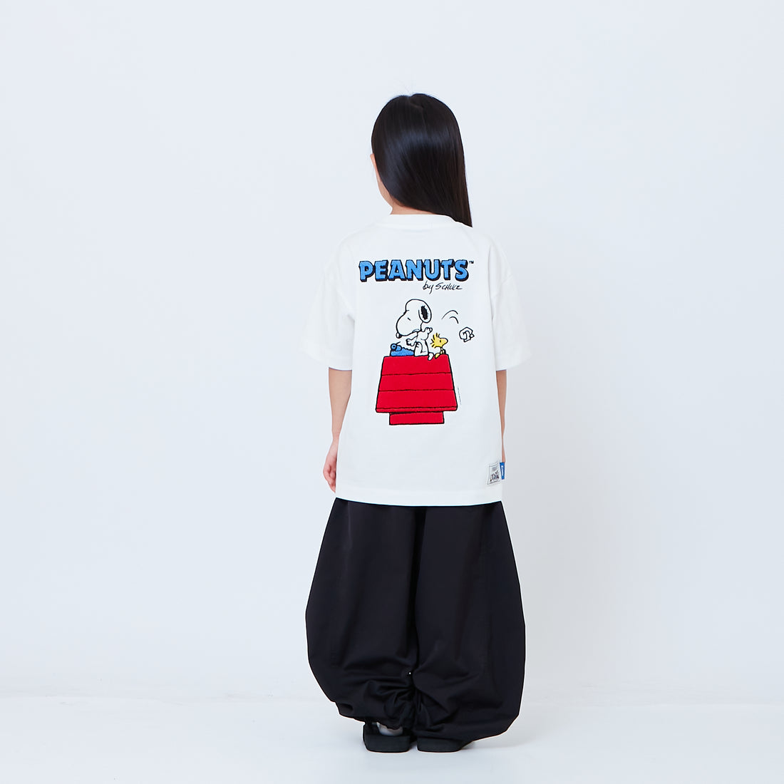 Peanuts Kids Embroidery Tee - Off White - PK2605002A