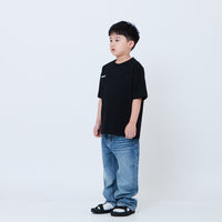 Peanuts Kids Embroidery Tee - Black - PK2605002D