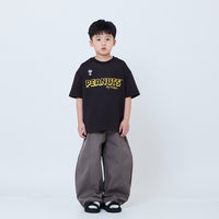 Peanuts Kids Printed Oversized Jersey Tee - Black - PK2605003C
