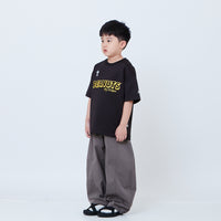 Peanuts Kids Printed Oversized Jersey Tee - Black - PK2605003C