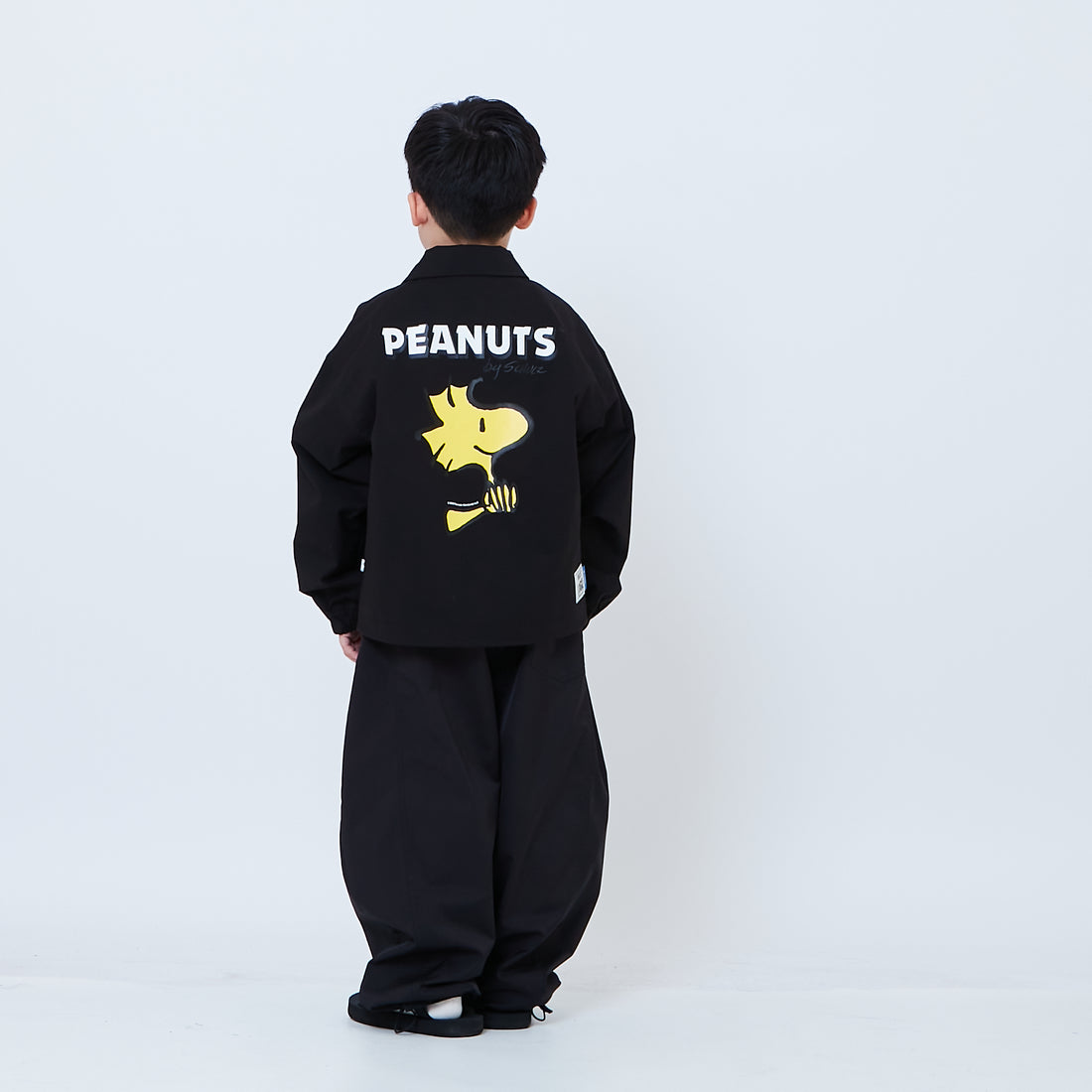 Peanuts Kids Oversized Couch Jacket - Black - PK2605005B