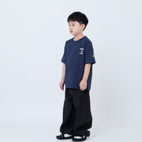 Peanuts Kids Embroidery Tee - Navy - PK2605006B