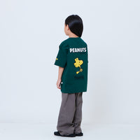 Peanuts Kids Embroidery Tee - Green - PK2605007B