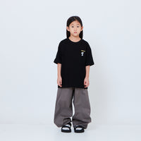 Peanuts Kids Embroidery Tee - Black - PK2605007D