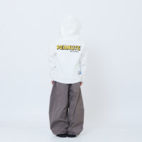 Peanuts Kids Embroidery Oversized Hoodie - Off White - PK2605009A