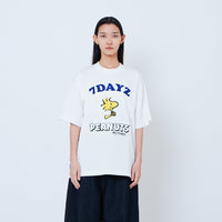 Peanuts Gender Neutral Embroidery Tee - Off White - PU2605001A