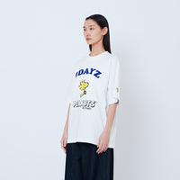 Peanuts Gender Neutral Embroidery Tee - Off White - PU2605001A