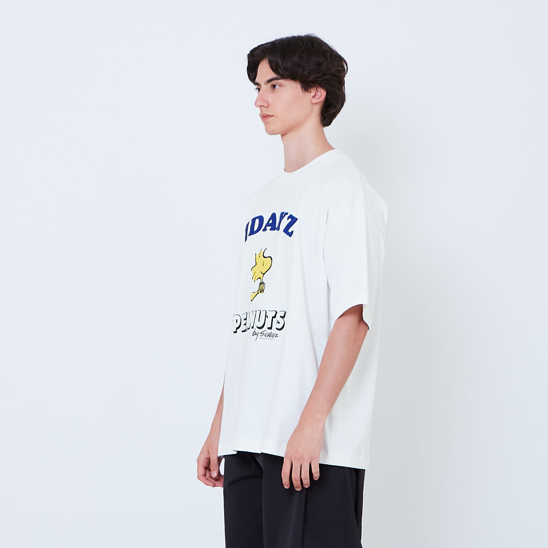 Peanuts Gender Neutral Embroidery Tee - Off White - PU2605001A