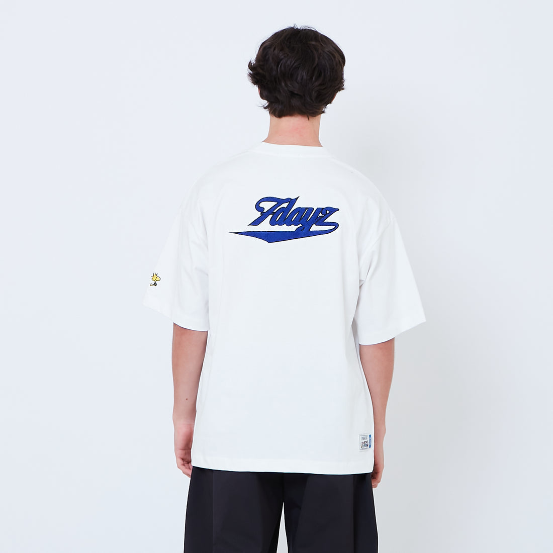 Peanuts Gender Neutral Embroidery Tee - Off White - PU2605001A