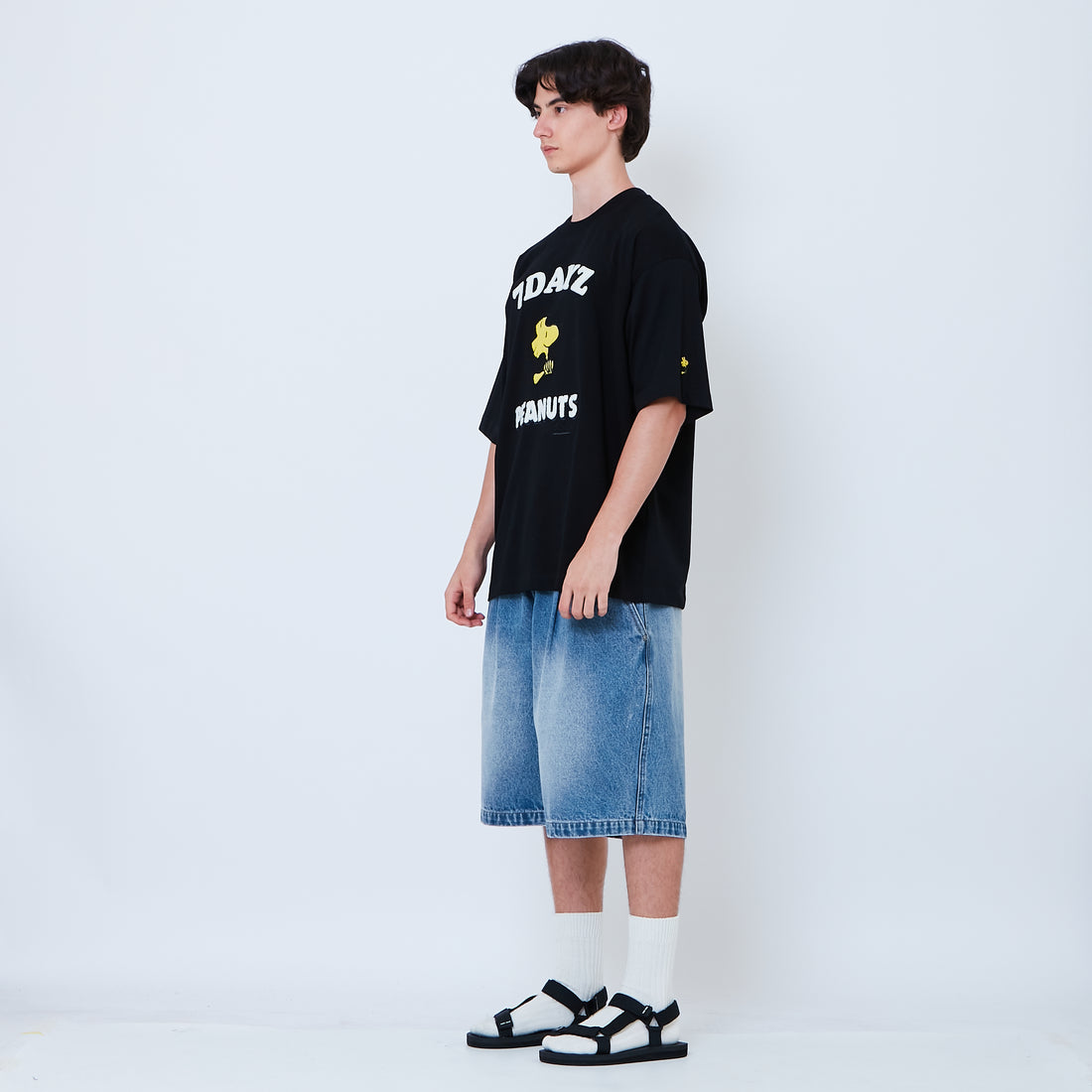 Peanuts Gender Neutral Embroidery Tee - Black - PU2605001D