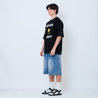 Peanuts Gender Neutral Embroidery Tee - Black - PU2605001D