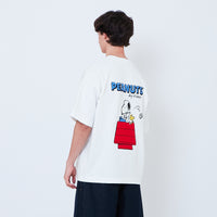 Peanuts Gender Neutral Embroidery Tee - Off White - PU2605002A