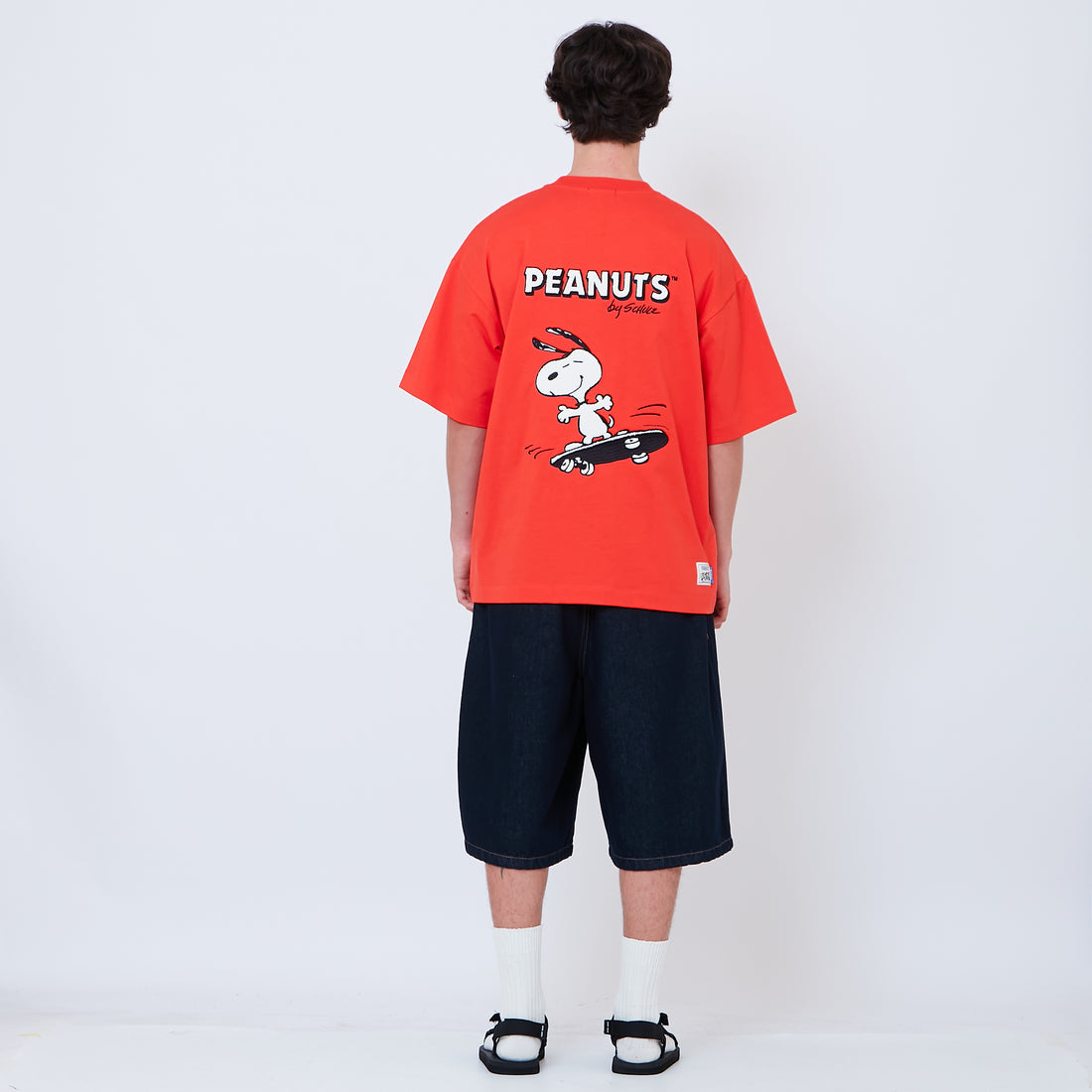 Peanuts Gender Neutral Embroidery Tee - Dark Orange - PU2605002B