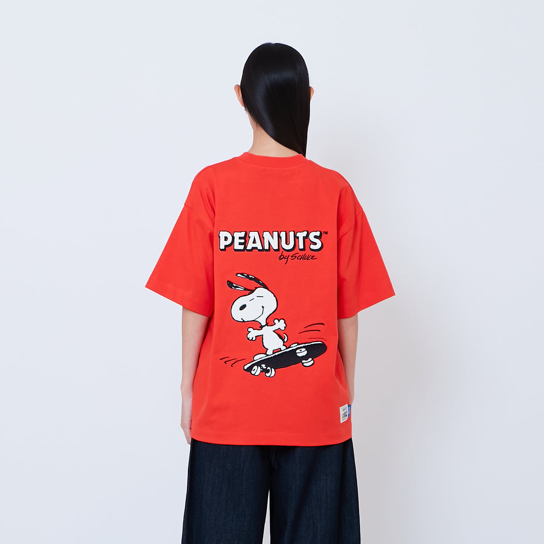 Peanuts Gender Neutral Embroidery Tee - Dark Orange - PU2605002B