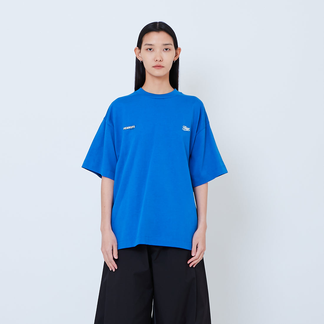 Peanuts Gender Neutral Embroidery Tee - Blue - PU2605002C